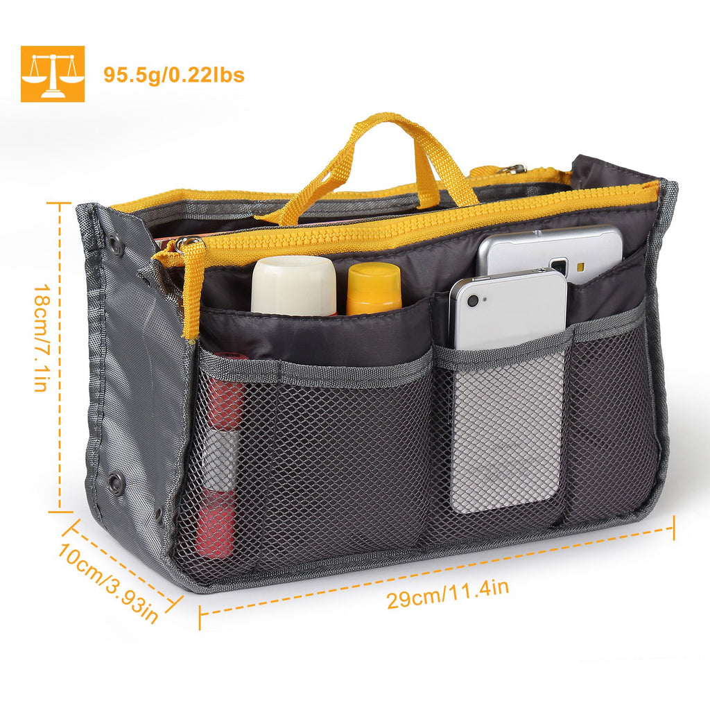 Purse organizer in tote