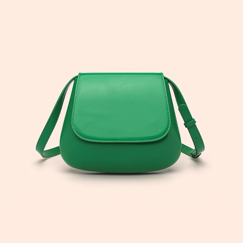 Sienna Saddle Bag in Emerald Green
