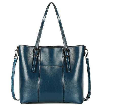 Margot tote peacock blue