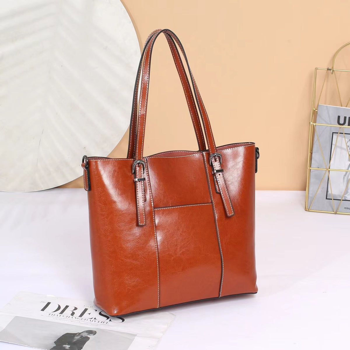 Margot tote sugar brown