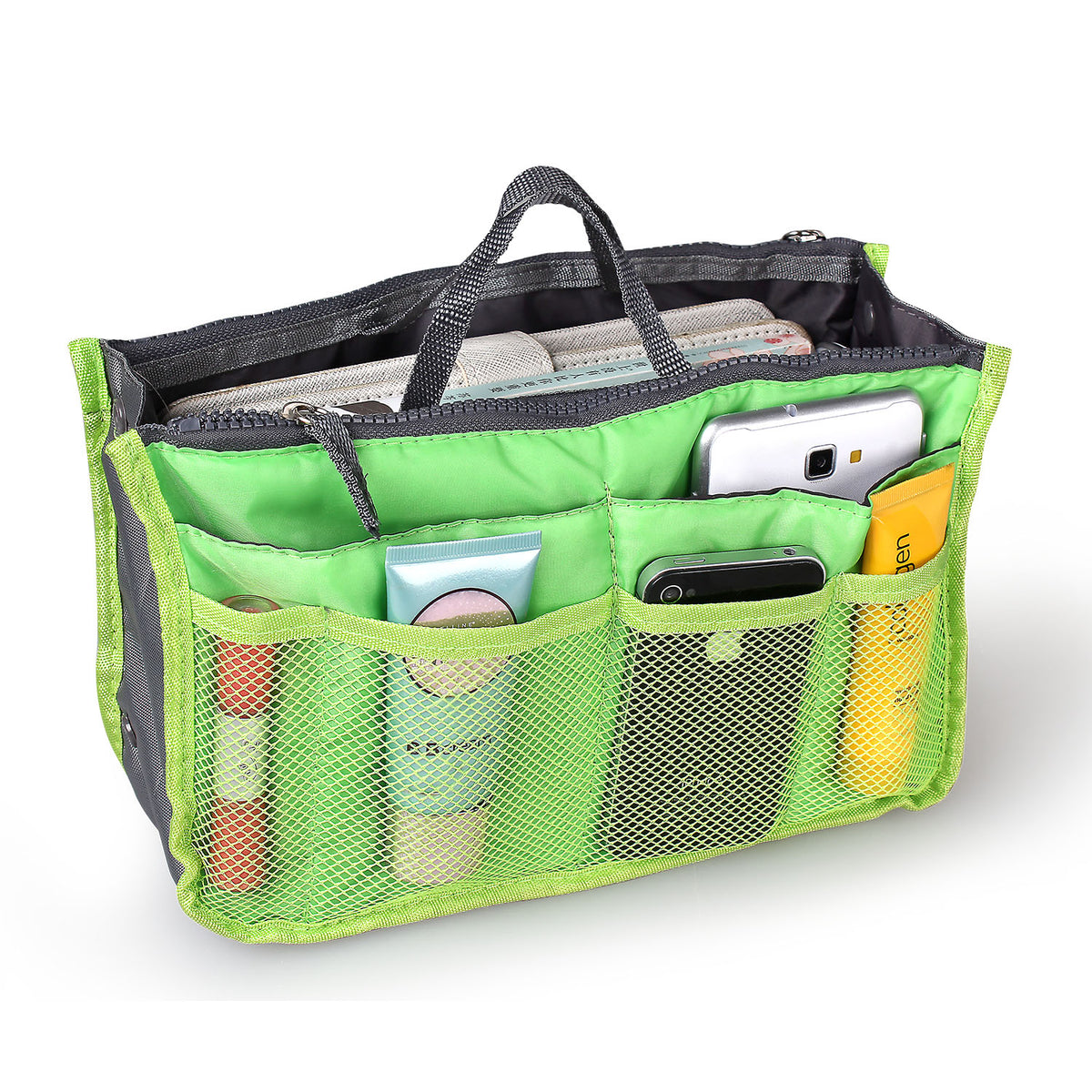 Purse organizer green